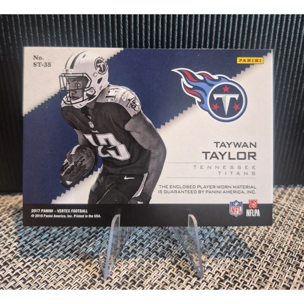 2017 Vertex Taywan Taylor #ST-35 Startups /99 (RC)(MEM) Tennessee Titans